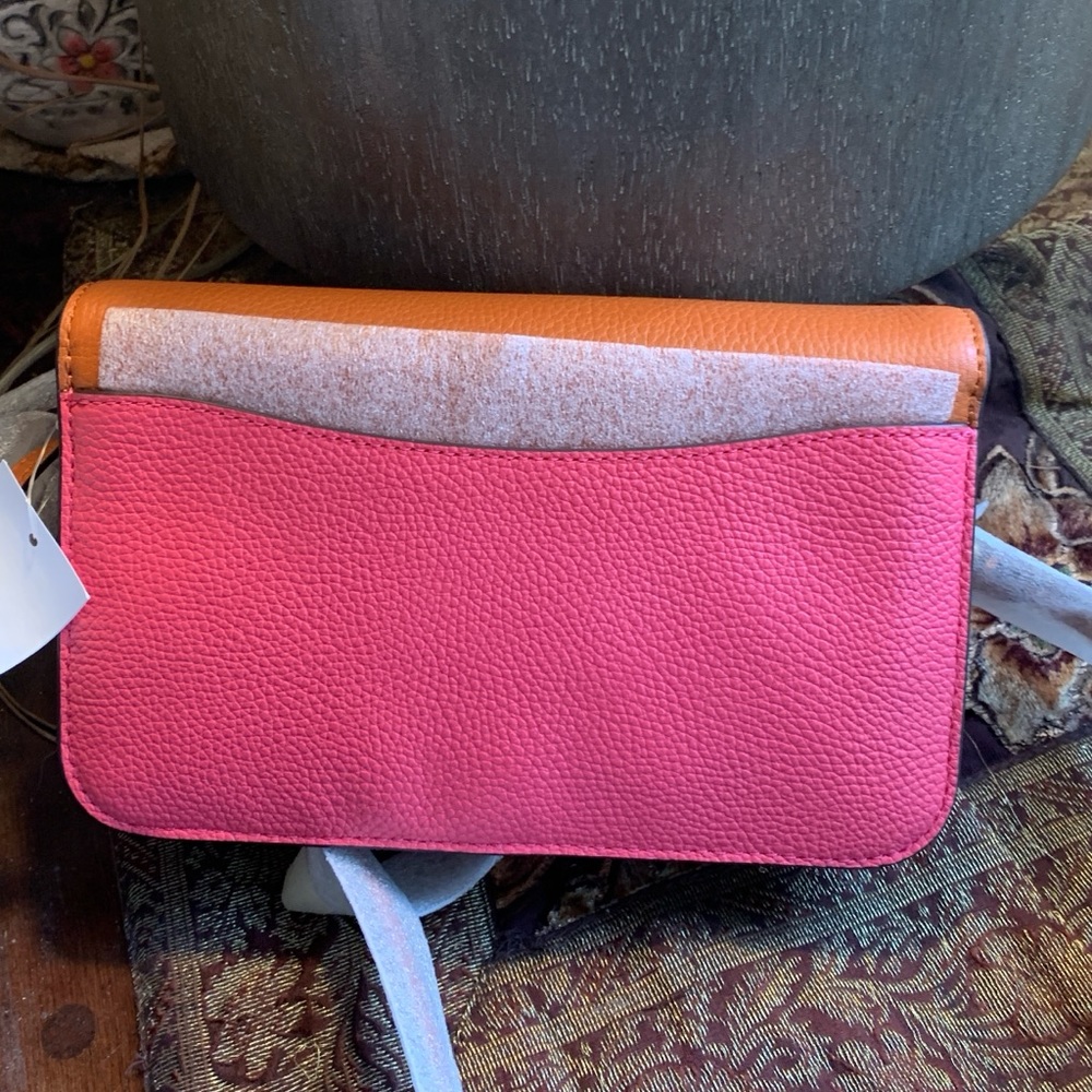Authentic COACH 1941 colorblock pebbled leather snap magnetic closure crossbody - Picture 7 of 12